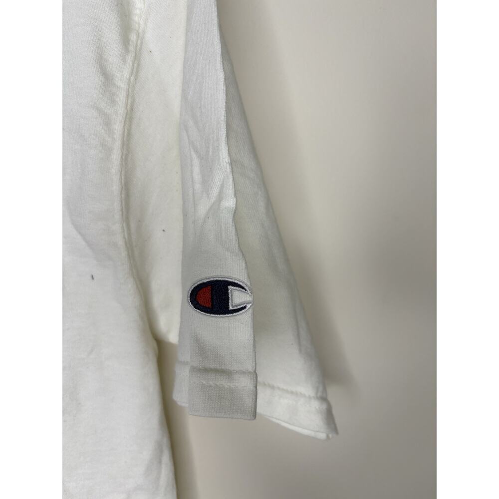 Champion Richjoe Mens Size Small White T-Shirt Upcycle Pocket Dior Oblique - Picture 3 of 9